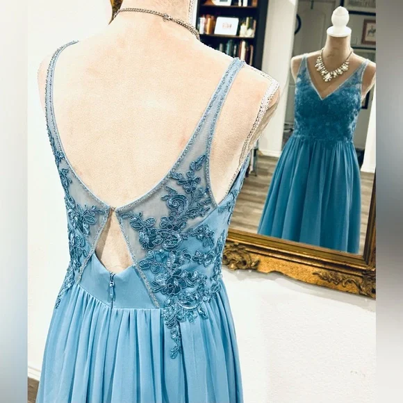 Azazie Amy Mother of the Bride Groom Bridesmaid Prom Dress - Picture 2 of 8